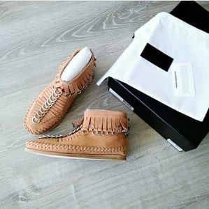 HP Alexander Wang Montana Fringe Chain Moccasins